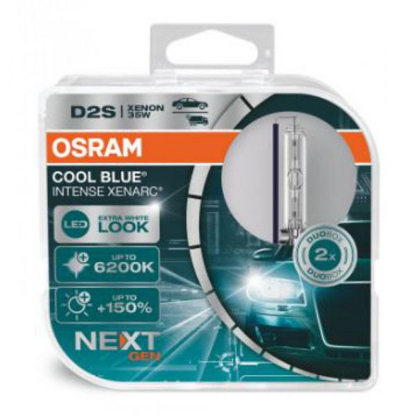 ����� ���������� Osram D2S 35W P32d-2 Cool Blue Intense Next Gen +150% 2 ����� (66240CBN-HCB) - �������� 1