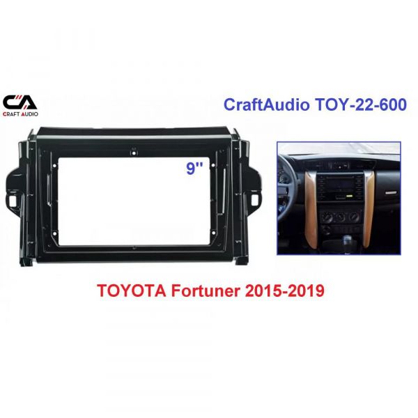 ����� ���������� CraftAudio TOY-22-600 TOYOTA Fortuner 2015-2019 9" - �������� 1