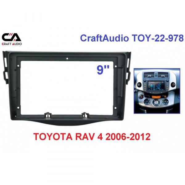 ����� ���������� CraftAudio TOY-22-978 TOYOTA RAV 4 2006-2012 9" - �������� 1