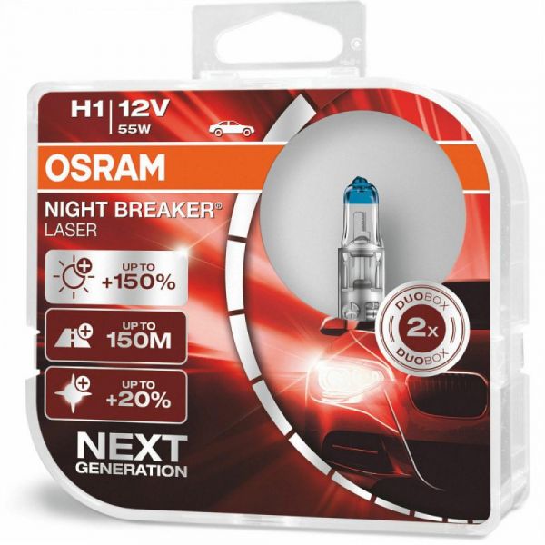 ����� ��������� Osram 64150NL H1 Night Breaker Laser NG +150% 55W 12V P14,5s HardDuopet - �������� 1