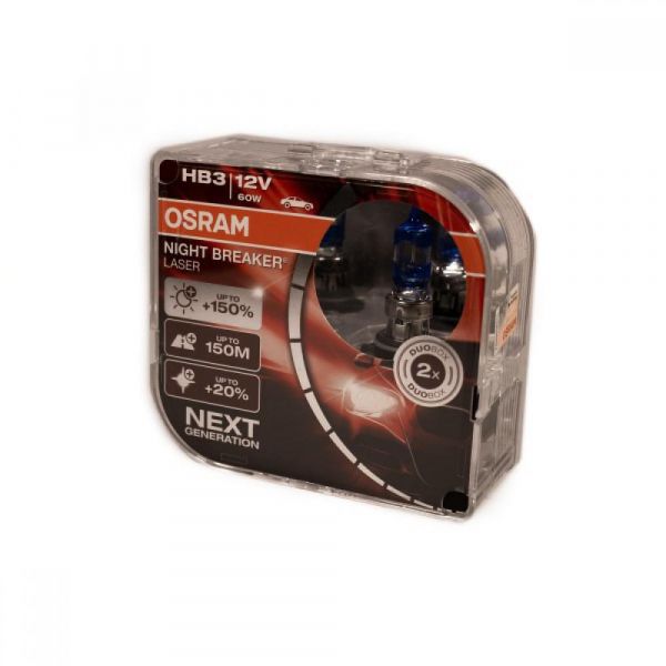 ����� ���������� Osram 9005NL HB3 Night Breaker Laser NG +150% 60W 12V P20d HardDuopet - �������� 1