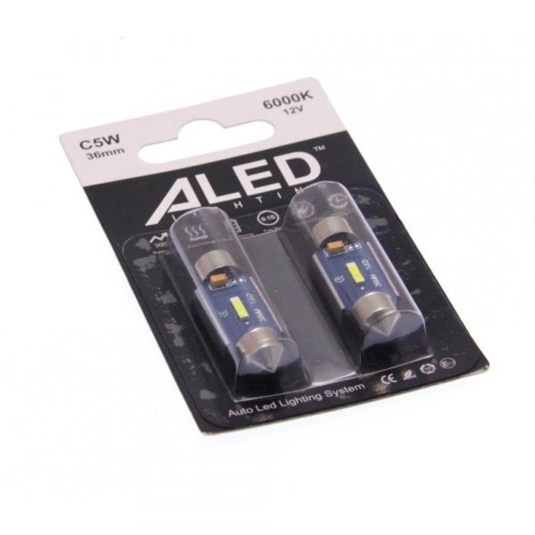  LED ALed C5W 36 Canbus Festoon white (2) -  1