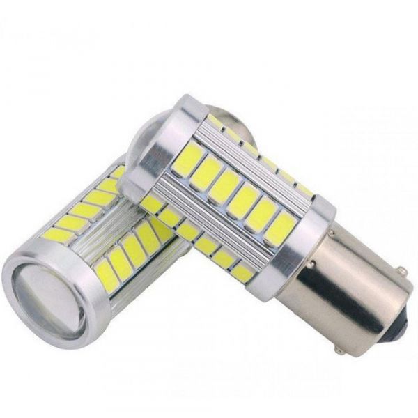 ������� LED IDIAL 475 P21W 33 SMD High Power BA15S 450 lm 6000K 12V��. (2 ��) - �������� 1
