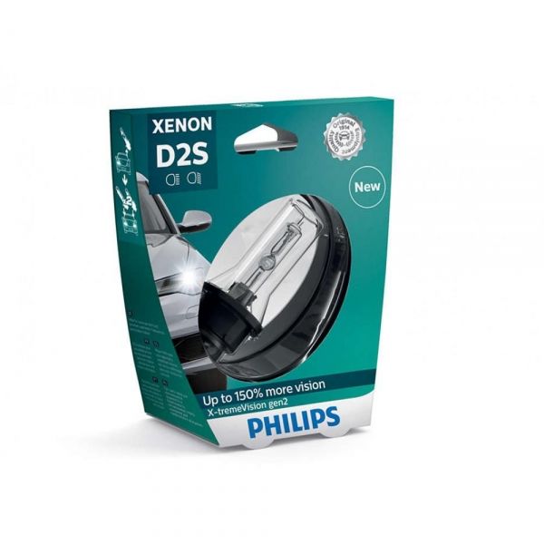 ����� ���������� Philips 85122XV2S1 D2S 85V 35W P32d-2 X-tremeVision gen2 +150% - �������� 1