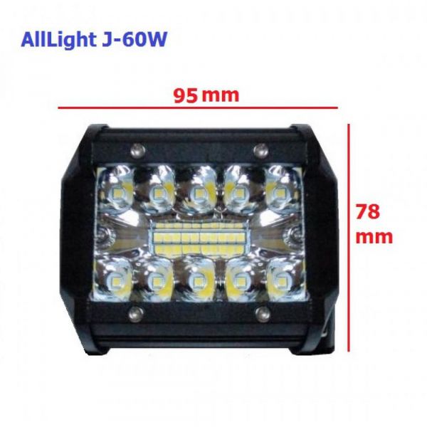 ������������ ���� �������� ����� AllLight J-60W 20 chip EPISTAR 9-30V - �������� 1