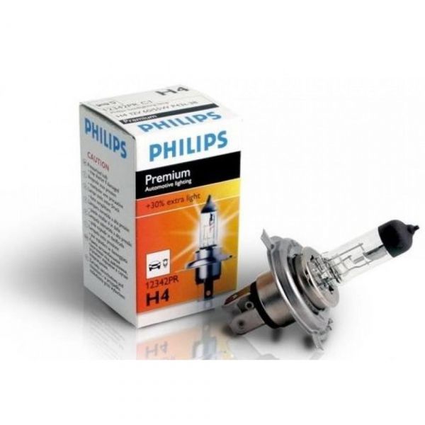   Philips H4 Premium 60/55W P43t 12342PRC1 -  1