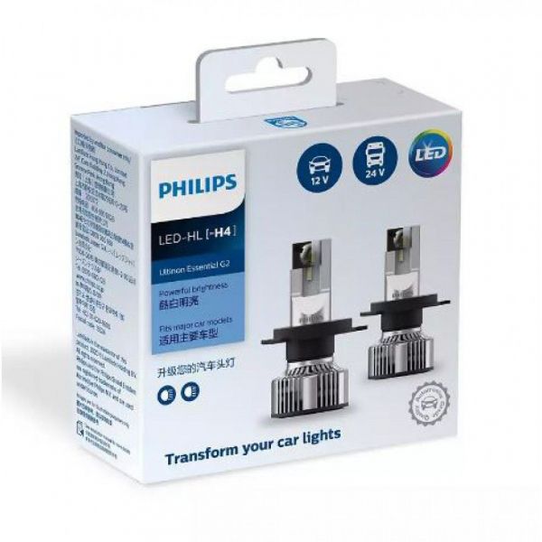 ����� ���������� PHILIPS 11342UE2X2 H4 21W 12-24V Ultinon Essential G2 6500K - �������� 1