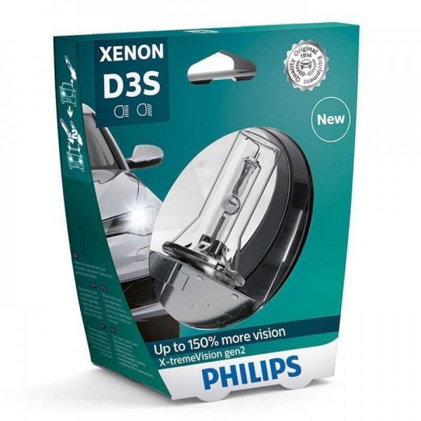 ���������� ����� Philips D3S X-treme Vision 42403 XV2 S1 gen2 +150% - �������� 1