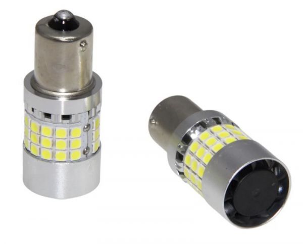 �������� LED 1156 (P21W) White CANBUS BA15S (2��) - �������� 1