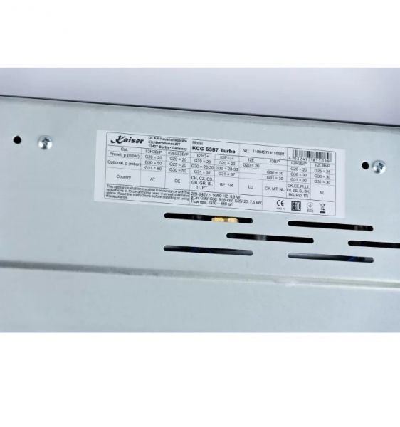������� �������� ����������� KAISER KCG 6387 Turbo - �������� 13