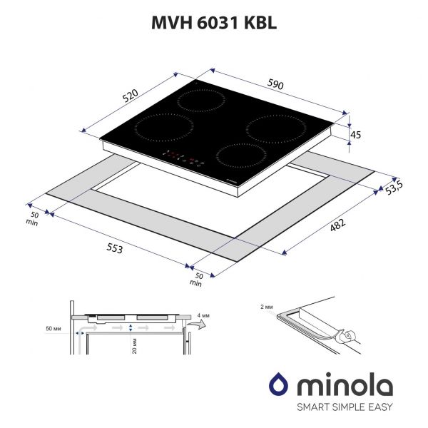 ������������� �������� ����������� Minola MVH 6031 KBL - �������� 8