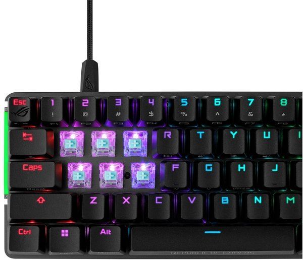 ��������� ASUS ROG Falchion Ace LED 68key NX RD USB Black 90MP0346-BKUA01 - �������� 4