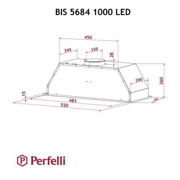 ������� Perfelli BIS 5684 BL 1000 LED - �������� 9