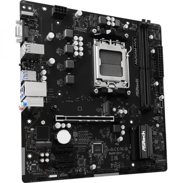 M  ASRock A620AM-HVS (sAM5, AMD A620A, DDR5) -  2