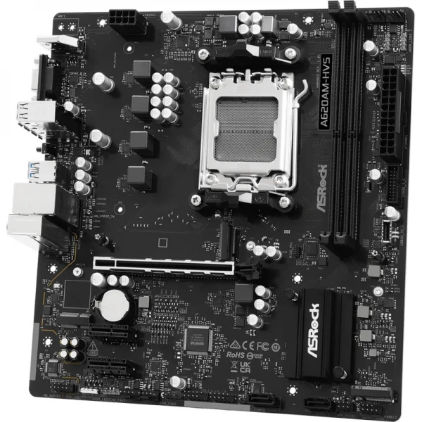 M  ASRock A620AM-HVS (sAM5, AMD A620A, DDR5) -  3