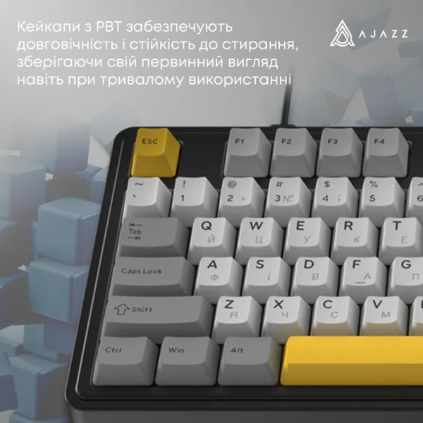 ������� ��������� ��������� Ajazz AK980 MAX Magnetic switches Black Gray Yellow (AK980-MAX-M-BGY) - �������� 7