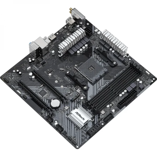 ASROCK ����������� ����� AMD AM4 B450 HDMI 1xM.2 2xDDR4 G B450M/AC R2.0 - �������� 4