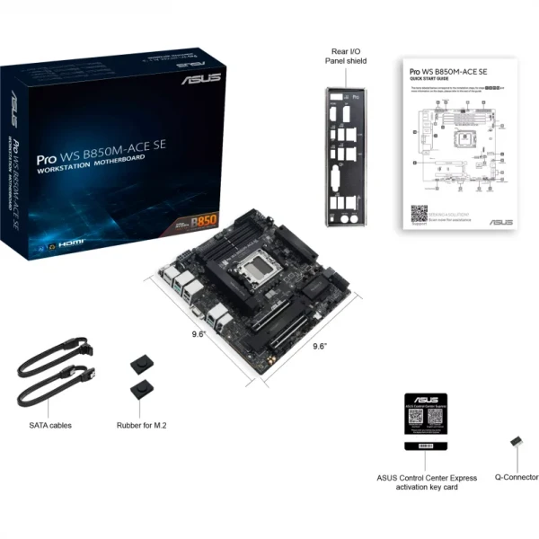 �������c��� ����� ASUS PRO WS B850M-ACE SE sAM5 B850 4xDDR5 M.2 HDMI DP D-Sub USB Type-C mATX 90MB1MN0-M0EAY0 - �������� 7