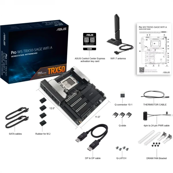 ����������� ����� �������� ASUS PRO WS TRX50-SAGE WIFI A sTR5 TRX50 4xDDR5 M.2 WiFi BT CEB 90MB1LE0-M0EAY0 - �������� 6