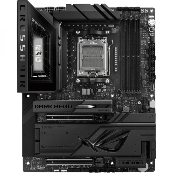 �������c��� ����� ASUS ROG CROSSHAIR X870E DARK HERO sAM5 X870E 4xDDR5 M.2 HDMI USB Type-C Wi-Fi BT ATX 90MB1NT0-M0EAY0 - �������� 2