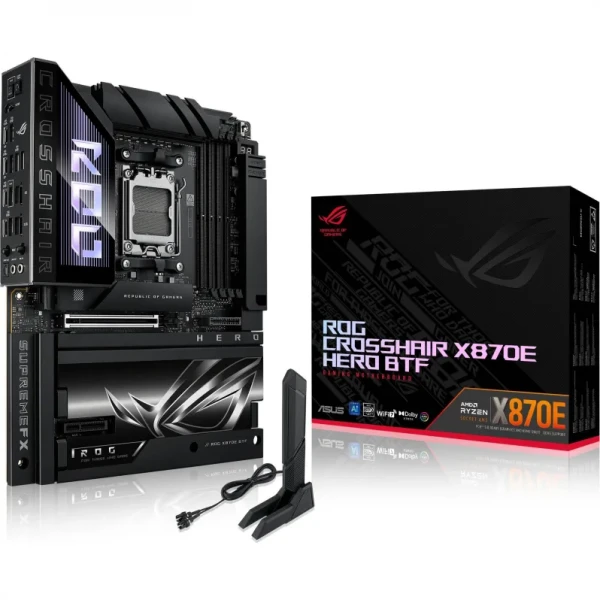 �������c��� ����� ASUS ROG CROSSHAIR X870E HERO BTF sAM5 X870E 4xDDR5 M.2 HDMI WiFi BT ATX ��������� ���������� ���'��� 90MB1MX0-M0EAY0 - �������� 11