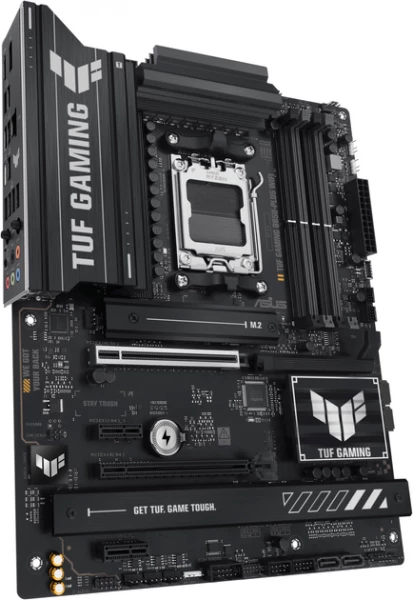 ASUS   sAM5/4DDR5/HDMI/DP/3PCIe/3M.2/4S ATA/LAN2.5Gb TUF GAMING B850-PLUS WIFI -  5