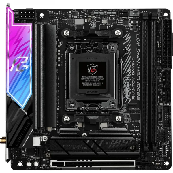 M���������� ����� ASRock B850I Lightning WIFI (sAM5, AMD B850, DDR5) - �������� 1