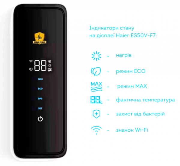 ������ Haier ES80V-F7 (UA) - �������� 4