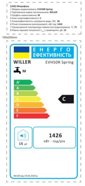 ������ Willer EVH50R Spring - �������� 11