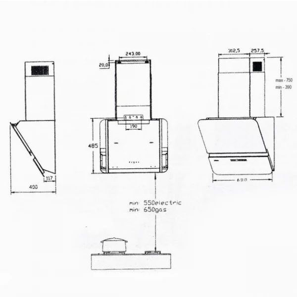 ������� BORGIO RNT-LX 60 white SU - �������� 7