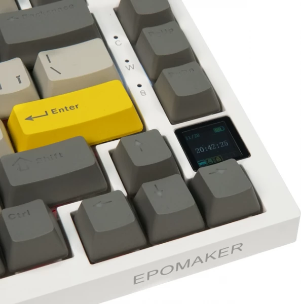 ���������� Epomaker AK820 Pro 75% Flying Fish Switch Hot-Swap RGB UA White (AK820-PRO-W-FF) - �������� 5