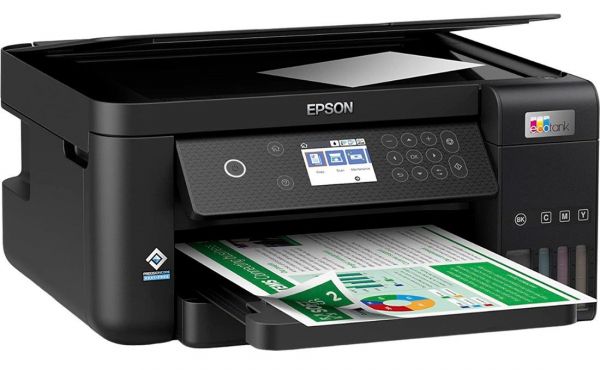 ��� ����������� ���������� A4 Epson L6260, Black, WiFi, 4800�1200 dpi, �������, �� 33/20 ���/��, ��-����� 6.1 ��, USB / Lan, ��������� ����, ������� Epson 101 (C11CJ62404) - �������� 2