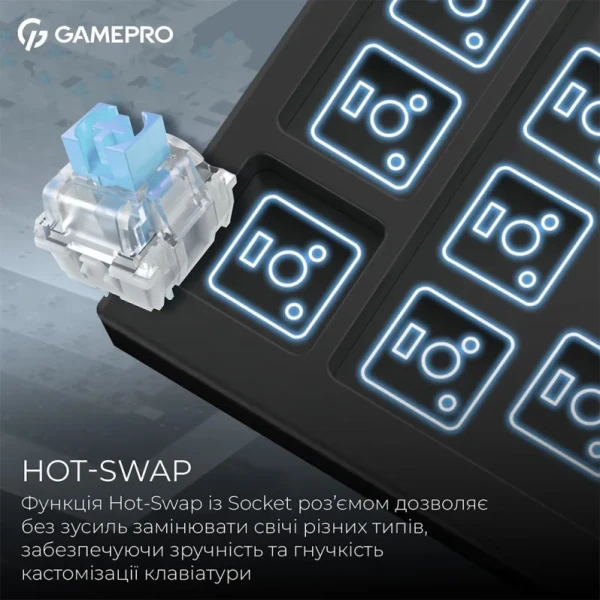 ���������� ��������� ��������� GamePro Asgard Valhalla Pro (MK160B-D-Pro) 75% Rainy switches - �������� 13
