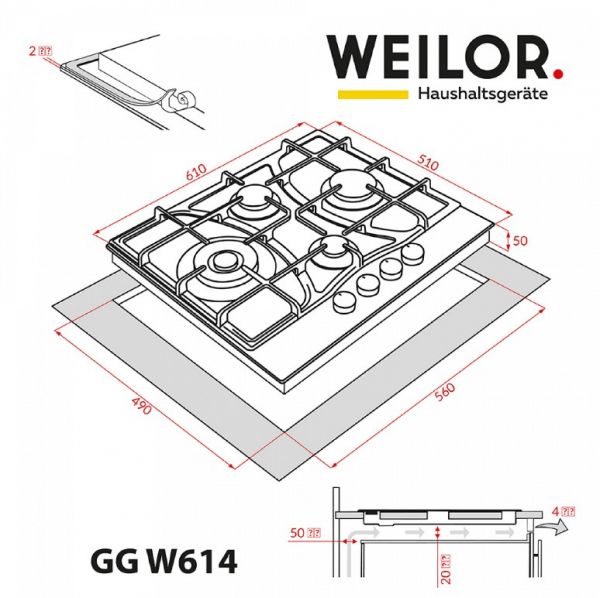 ������� �������� ����������� WEILOR GG W614 BL - �������� 13