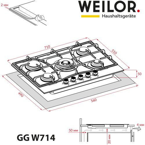 ������� �������� ����������� WEILOR GG W714 BL - �������� 12