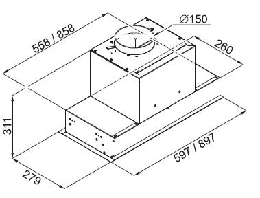 ������� Best Chef Ghost Box 1000 black 60 (4F524B2L7H) - �������� 11