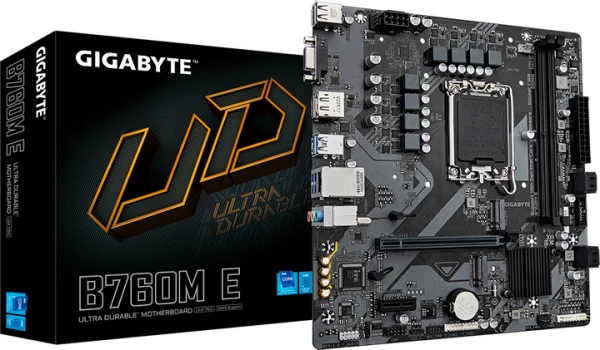 M  Gigabyte B760M E (s1700, Intel B760, DDR5) -  4