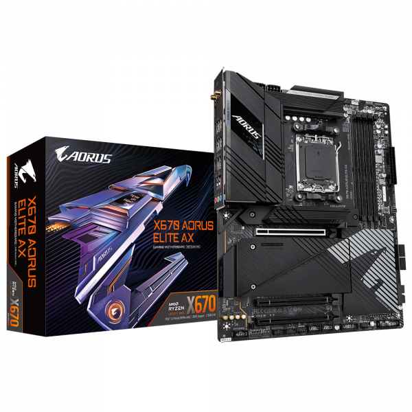   Gigabyte X670 AORUS Elite AX (AMD X670, Socket AM5, DDR5) -  1