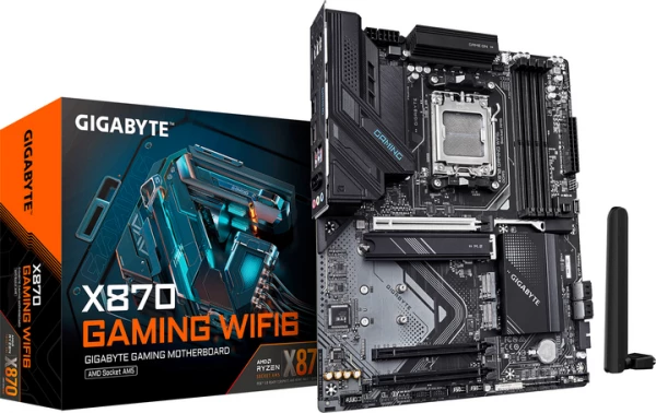 GIGABYTE M���������� ����� sAM5 AMD X870 HDMI 3xM.2  USB4.0  2.5GbE LAN ATX X870 GAMING WIFI6 - �������� 4