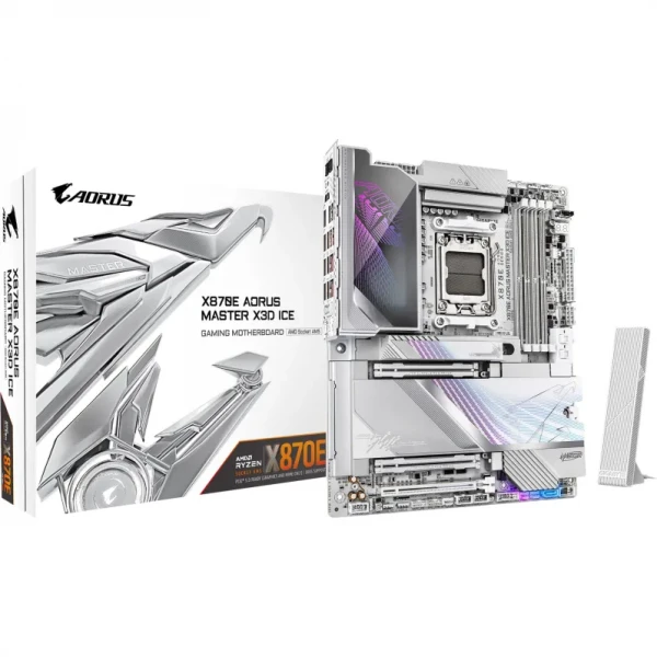 GIGABYTE M���������� ����� sAM5 AMD X870E 2xHDMI/2xUSB4 Typ e-C 5xM.2 (10&5)GbE LAN ATX  X870E AORUS MASTER X3D ICE - �������� 5