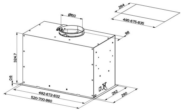 ������� Faber Inka Lux Evo Bk Matt A70 (305.0665.356) - �������� 2