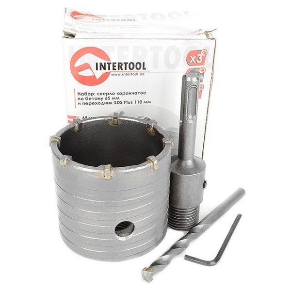 ��������: ������ ���������� �� ������ 65 ��+���������� SDS Plus 100�� INTERTOOL SD-7065 - �������� 7