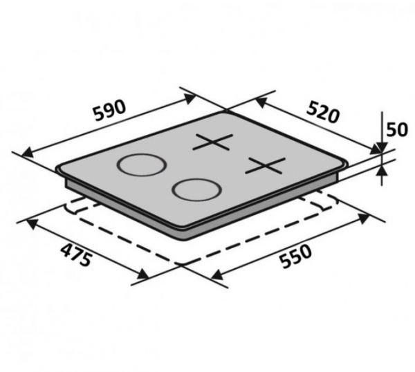 ��������������� �������� ����������� VENTOLUX HG622 B7G RCS (BK) - �������� 2