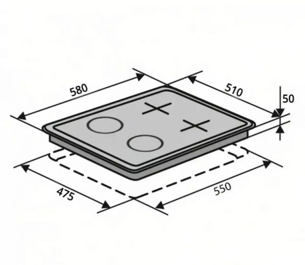 ��������������� �������� ����������� VENTOLUX HG622 B2 S (BK) - �������� 5