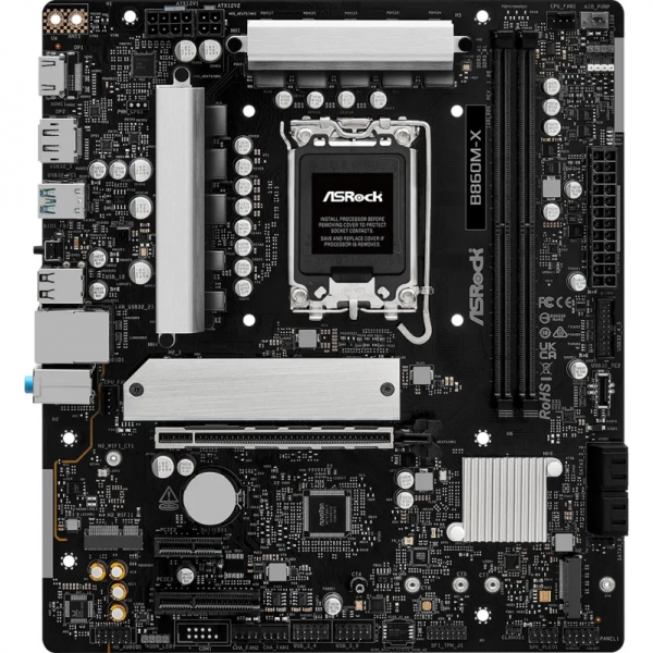 M���������� ����� ASRock B860M-X (s1851, Intel B860, DDR5) - �������� 4