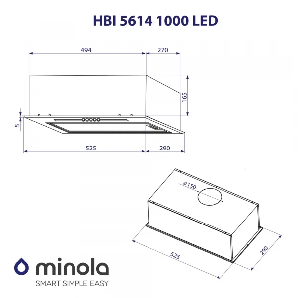 ������� Minola HBI 5614 BL 1000 LED - �������� 10