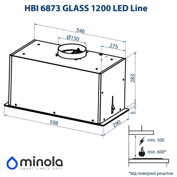 ������� Minola HBI 6873 IV GLASS 1200 LED Line - �������� 14