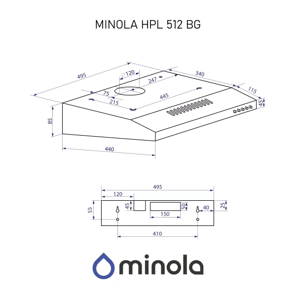 ������� ���������� Minola HPL 512 BG - �������� 12