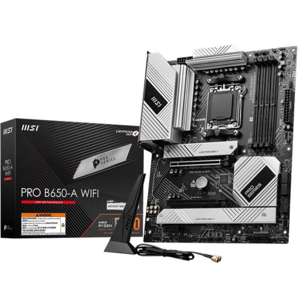 �������c��� ����� MSI PRO B650-A WIFI sAM5 B650 4xDDR5 M.2 HDMI DP WiFi BT ATX 911-7D75-013 - �������� 2