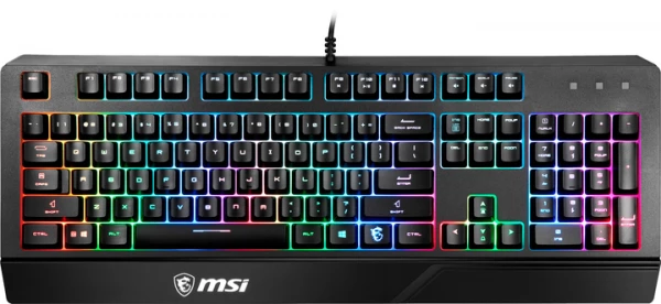 MSI ��������� ��������� Vigor GK20 UA 104key, USB-A, EN/UKR/RU, ColorLED, ������ S11-04UA208-CL - �������� 2